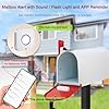 Smart Mailbox Alarm,Wireless Mailbox Alert for Delivered Mail Wi-Fi, Tuya Mailbox Notification Sensor 800ft Long Range, Waterproof Mailbox Sensor