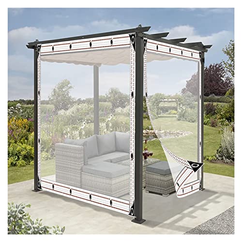 Bâche en PVC haute performance transparente de 8 x 3 m