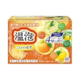 ONPO(温泡) こだわりゆず 4種 [4種x5錠 20錠入り] 入浴剤 炭酸湯 こだわり4種の香り