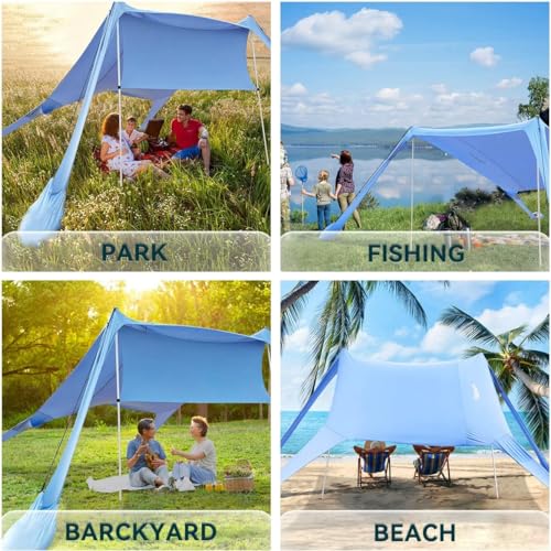FBSPORT 7x7 Beach Shade Canopy