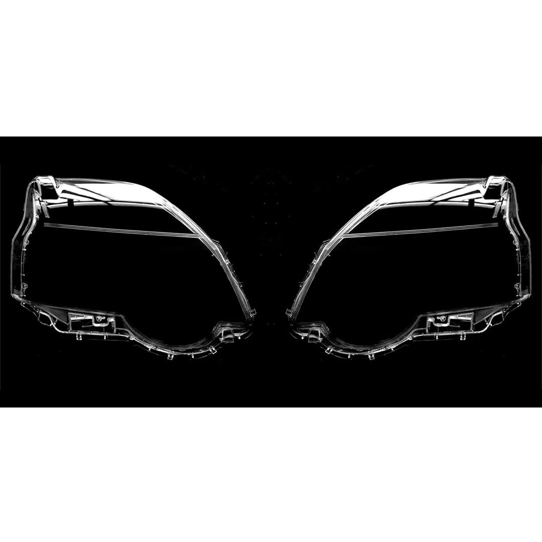 Oulesh Headlight Lens Cover for Nissan X-trail 2011-2013, 1pair Car Front Headlight Cover Transparent Lampshade Headlamp Shell