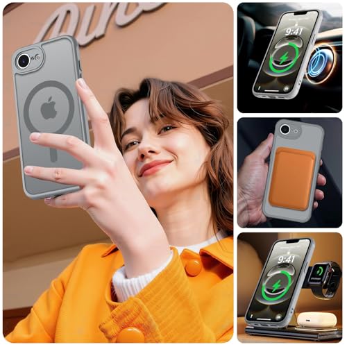 Image of MOCCA Magnetic Shockproof for iPhone 17e Case,Titanium Gray