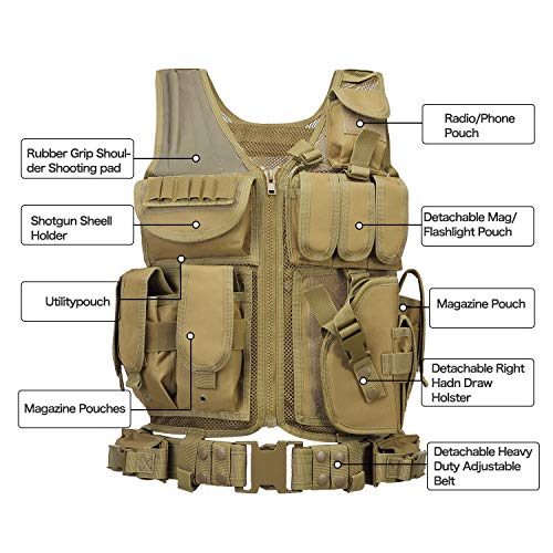 Gz Xinxing S - 4Xl Tactical Airsoft Paintball Vest thumb #2