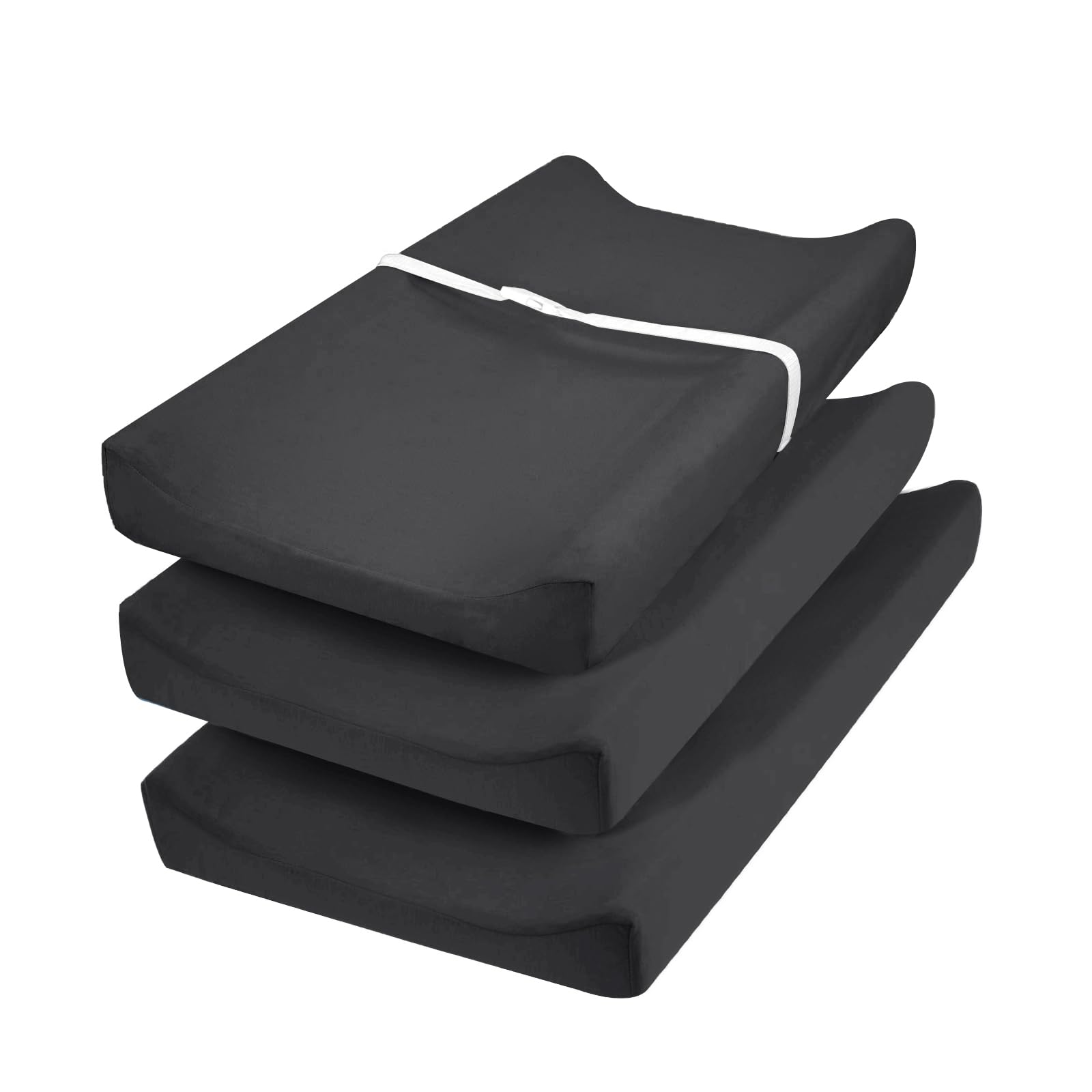 david's Kids 3 Pack Changing Pad Cover Set, Ultra Soft Breathable Cozy Microfiber Diaper Change Table Sheets for Baby Girls, Fit Most Changing Pads,