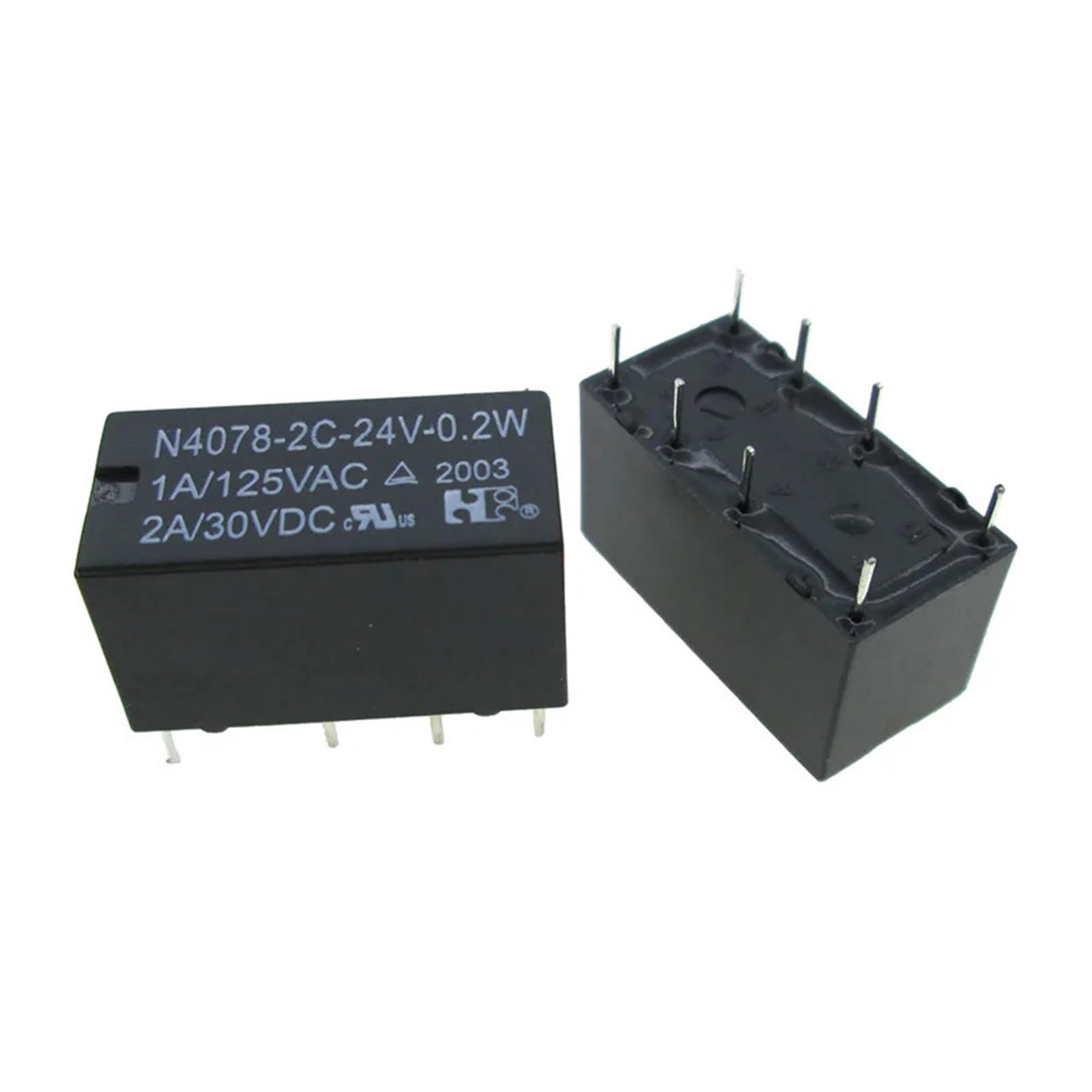 OSHZIKJII Relay N4078-2C-24V-0.2W N4078-2C-24V 24VDC 24V DIP8
