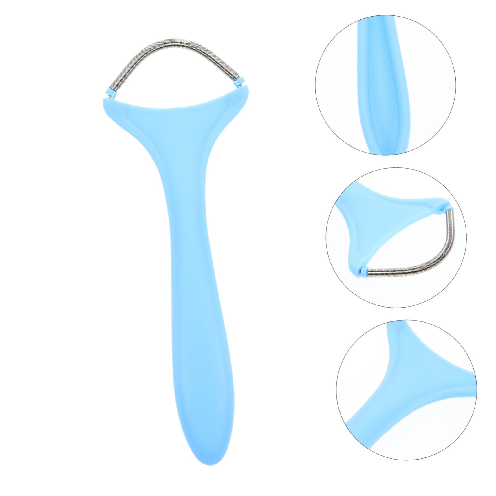 Gogogmee 2pcs Facial Hair Removal Tool Hair Removal Epilator for Women Manual Spring Epilator for Face Random Color