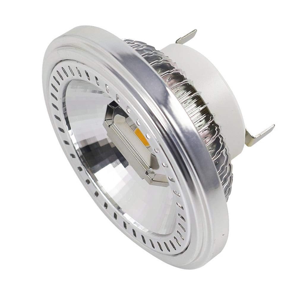 AGIPS Luces de bajo Voltaje 2 unids/Lote Foco LED de atenuación AR111 G53/GU10 12W DC/AC12V lámpara ES111 Foco Bombillas para el hogar (Talla : Warm White)