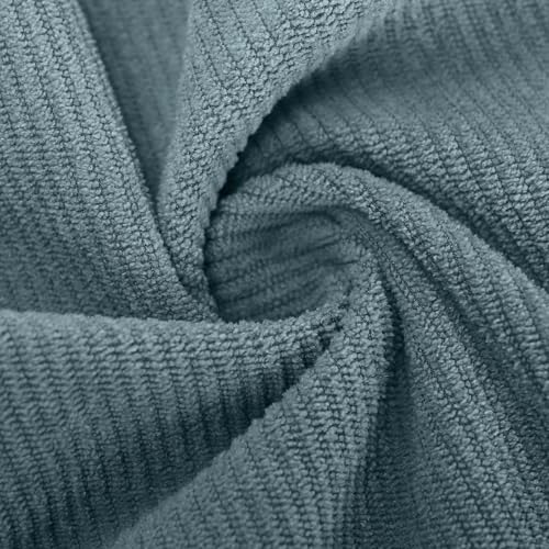 Mens Corduroy Pants Baggy Wide Leg Long Trousers Loose Fit Drawstring Elastic Waist Sweatpants Vintage Harem Pants4