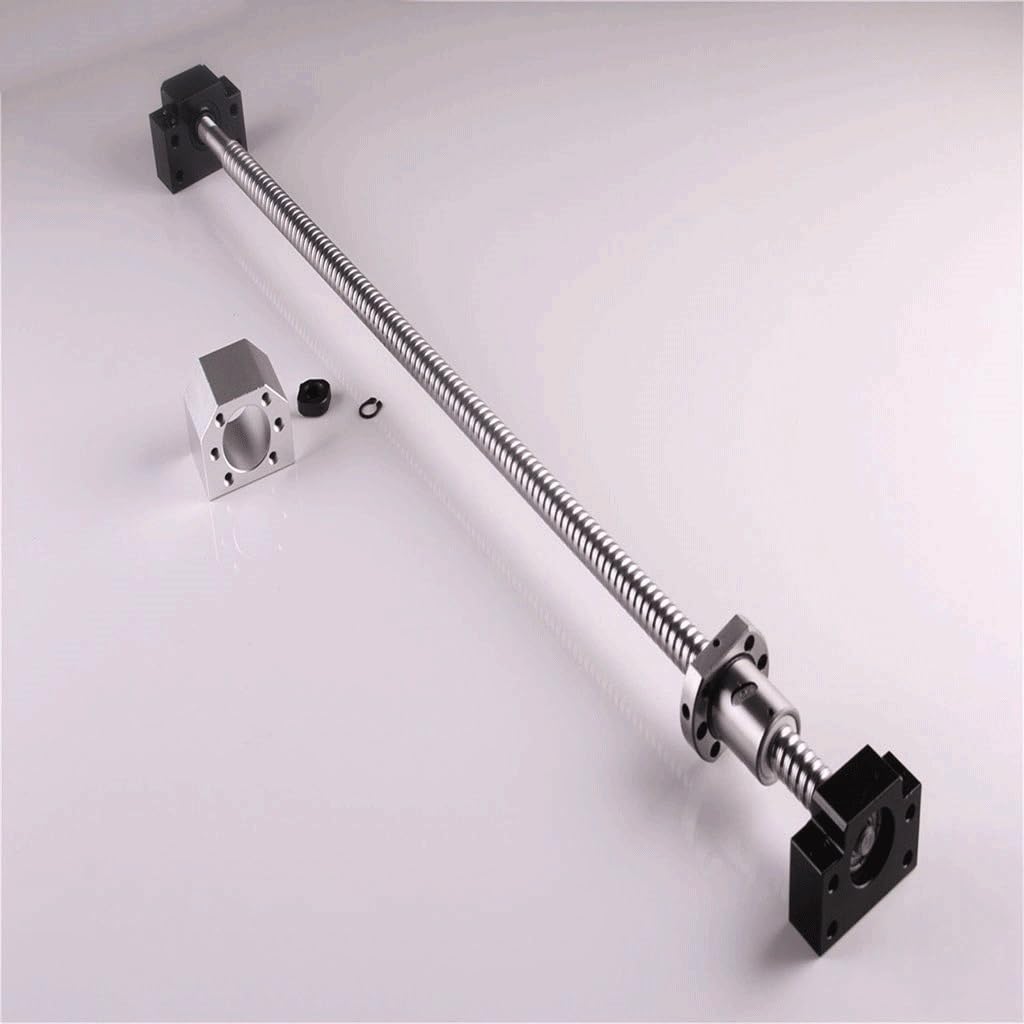Śruba Kulowa SFU1605 Śruba Kulowa RM 1605 Obrobiona Końcówka Obudowa Nakrętki Kulowej CNC, Do Drukarek 3D Sprzęt Automatyki Przemysłowej(400mm)