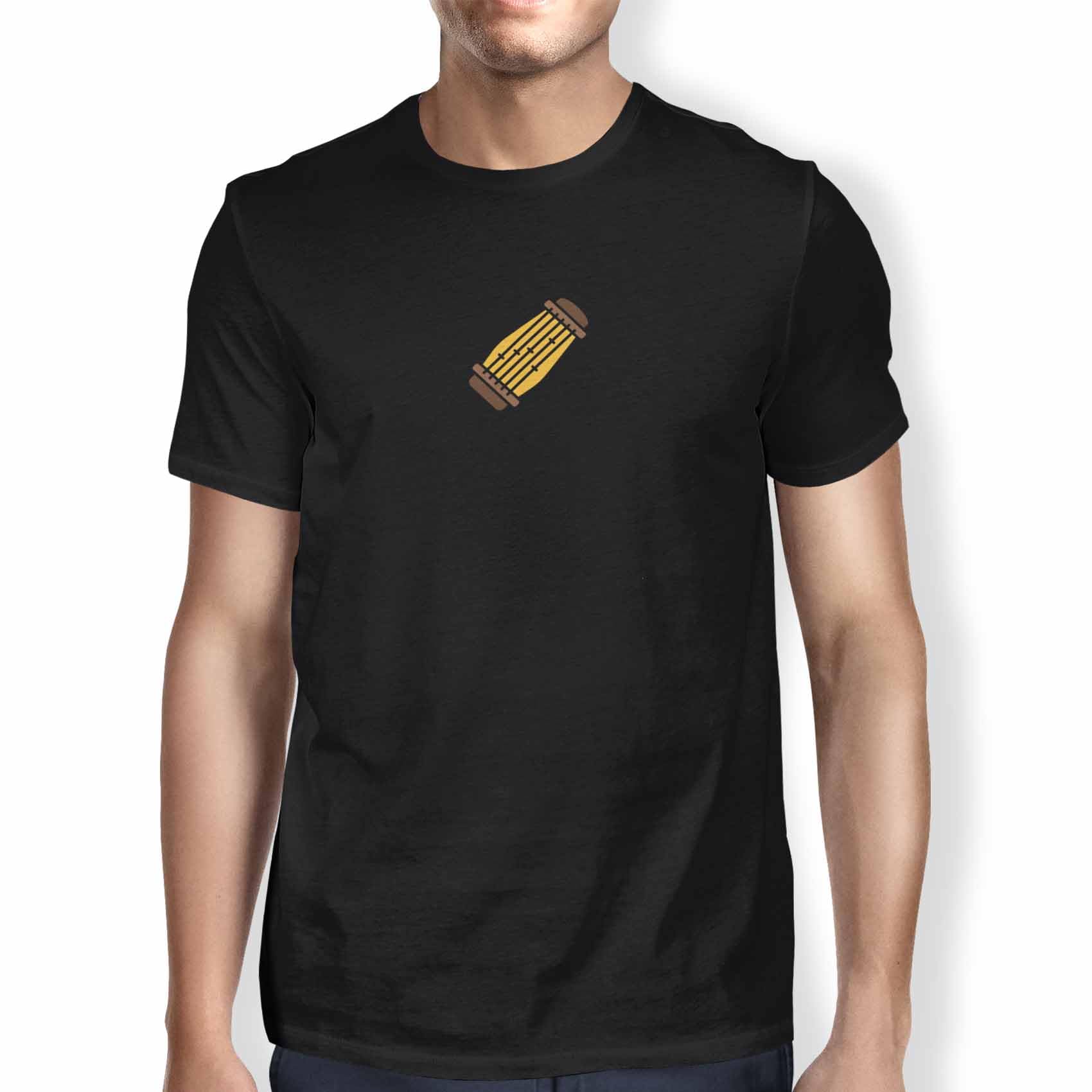 Green Fish Men's Fdmtsi-100227 T-Shirt, Black, M