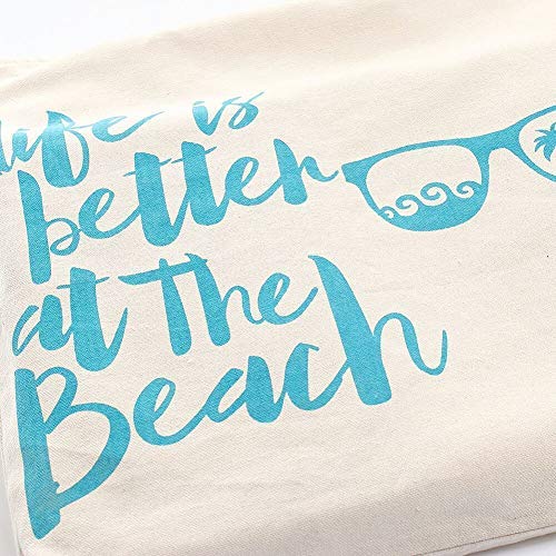 YS·AU Reusable Canvas Shopping Bags Grocery Tote Beach Bags Ripstop Reusable Gift Bags Travel Washable Foldable Durable Lightweight Eco Friendly - Image 5