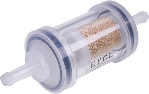 Miniatura 6 de ZTUOAUMA Kit de filtro de combustible diésel con abrazaderas y mangueras con elemento bronce de 297 micrones compatible con Webasto Eberspacher