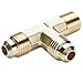 Parker 151F-6-6 45 Degree Fitting, Flare to Pipe, Brass, Flare and Male Pipe Run Tee, 3/8"
