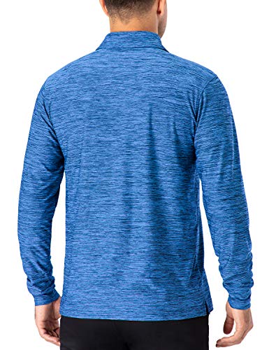 NAVISKIN Men's Polo Shirts Quick Dry Golf Shirts UPF 50 Long and Short Sleeve Moisture Wicking Polo Shirts2