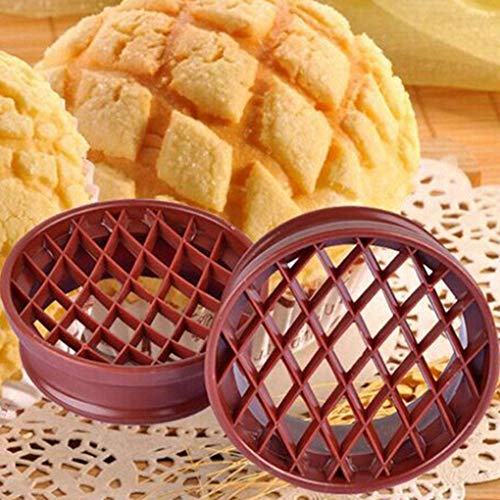 Firiodr Pineapple Breads Mold DIY Cake Mould bun Mould Bread Cutter Pineapple Buns Cutter Kitchen Bakery Pastry Baking Tool - Thumbnail 6