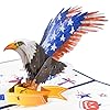 Greeting art 4th of july card fourth of july card happy 4th of july card independence day card july 4th card veterans card3d bald eagle birthday card independence day pop up card  urban country home decor