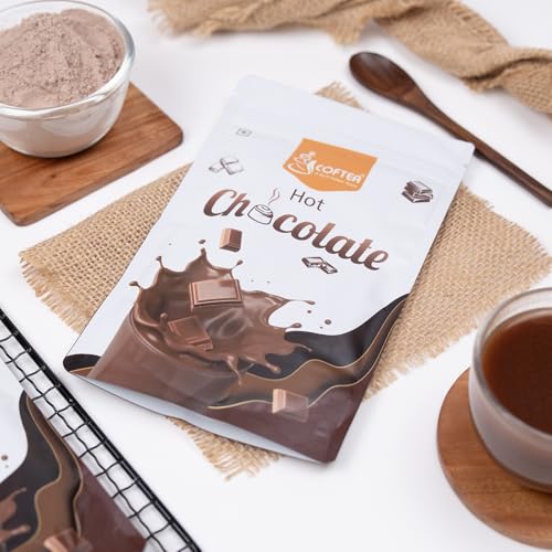 Image of Coftea Hot Chocolate Premix 250g | Rich Creamy Cocoa Drink Mix | Instant Hot & Cold Chocolate Beverage | Smooth Velvety Powder | Easy to Prepare Home Office Travel | Cafe Style Premix