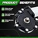 Power Window Motor Compatible with Nissan Frontier 2005-19,Sentra 2000-06,Xterra 2005-15,Altima 2002-06,Murano 2003-07,Xterra 2000-04,2-pin Plugs,Replace # 807314Z305