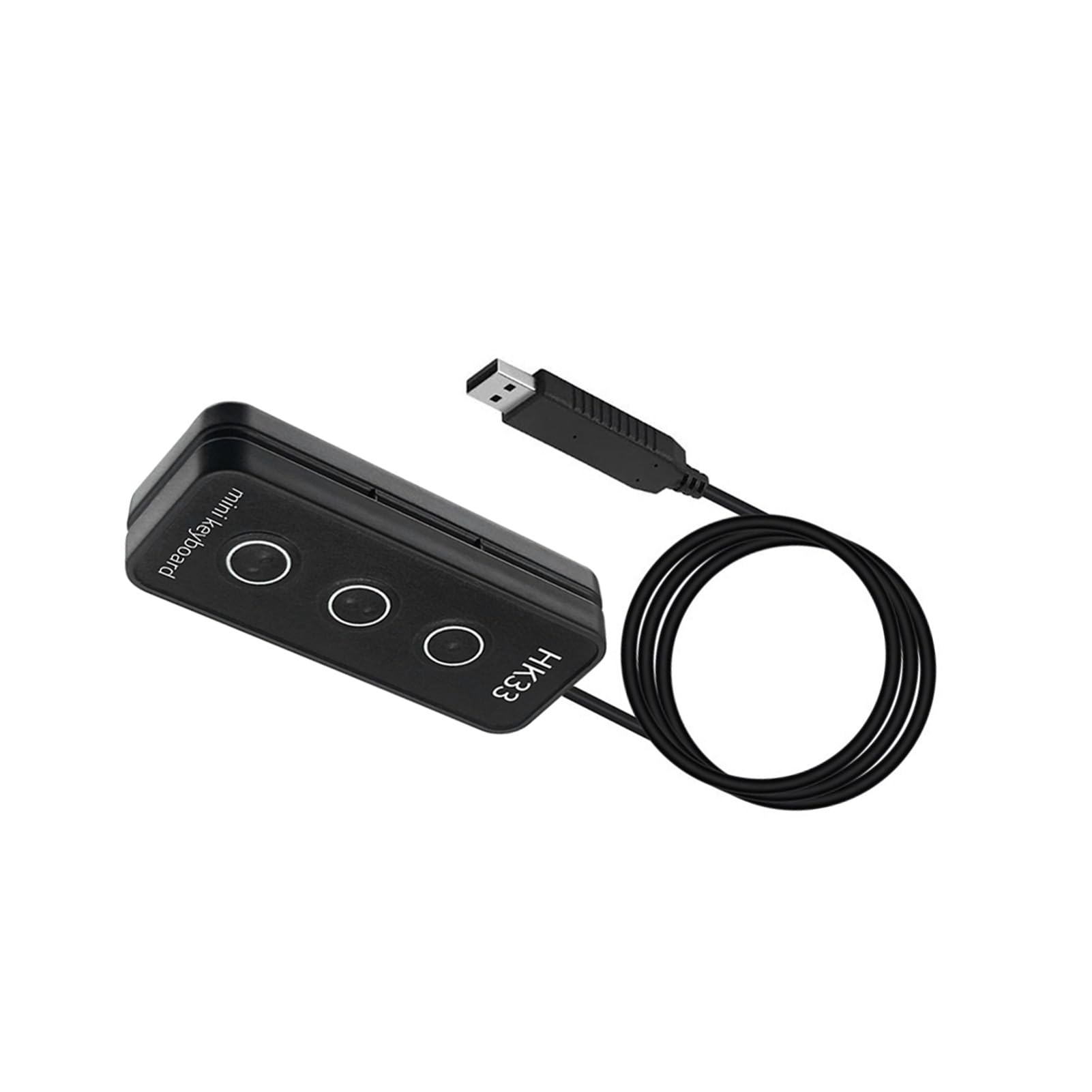 Yosoo Health Gear Tastiera di Programmazione USB a 3 Tasti, Supporto