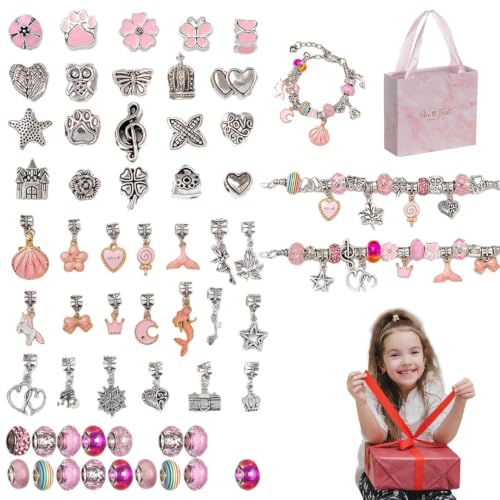 Kit de fabricación de pulseras de abalorios multicolor para regalar en cumpleaños 5