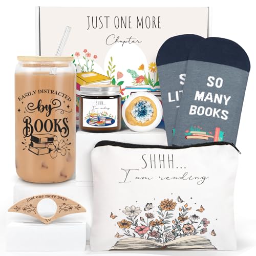 Gifts for Book Lovers Women Girls - 6 PCS Book Lovers Gifts for Women - Bookish Gifts for Readers, Librarians, Bookworms, Birthday Gifts for Book Reading Lovers Women Girl Friend, Book Themed Gifts