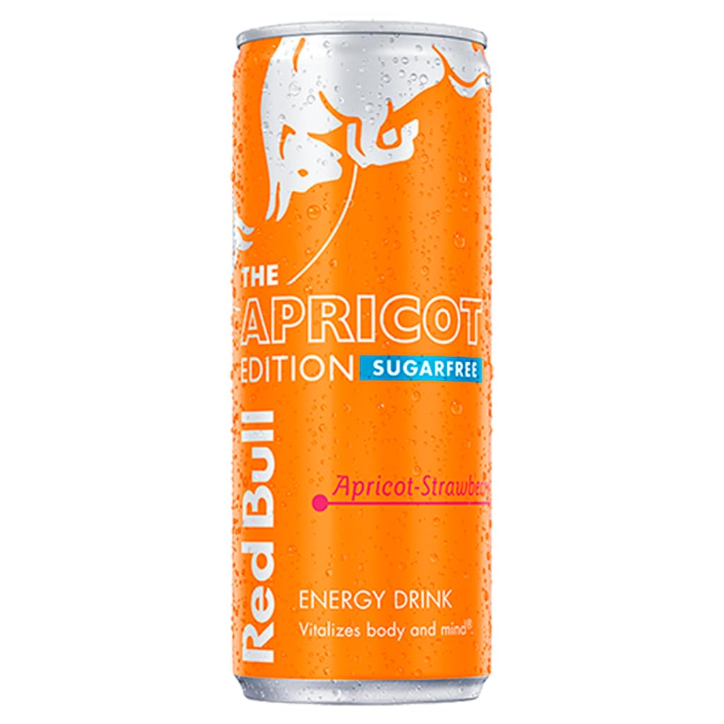 Red Bull The Summer Edition Sugar Free Apricot-Strawberry Energy Drink 355ml