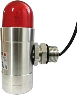 Alarm Explosion-Proof Combustible Toxic Gas Detector Industrial Stainless Steel Sound Light LED Small Volume Loud Warning Light(9.5cm long-01)