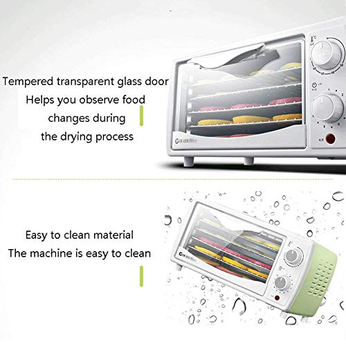 DörrgerätJerky Dörrgerät Dehydrator DöRrautomat Einstellbarer Timer und Temperaturregelung füR 5-Lagen-Tabletts Leicht… – Bild 3