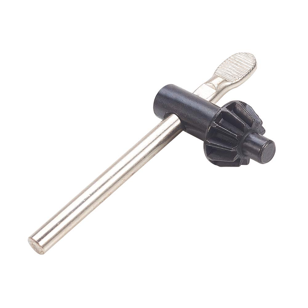 Utoolmart 21mm Gear Dia Chuck Key 8mm Pilot T-Type Carbon Steel Spanner Blackening 3-16mm Drill Chuck Wrench Tighten Loosen Tool for Electric Drill Clamping Tool 1pcs