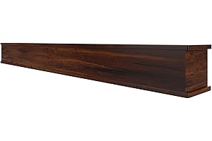60-Inch Faux Beam Floating Mantel