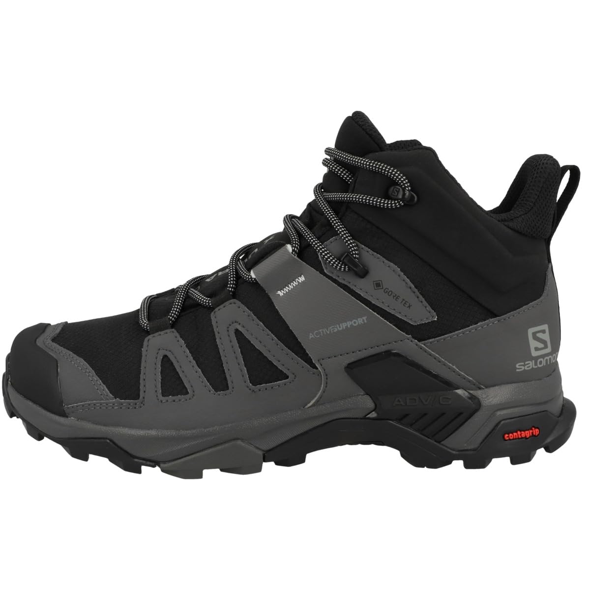X ULTRA 4 MID WIDE GORE-TEX Men's / L41294600 Black / Magnet / Pearl Blue 10.4 inches (26.5 cm)