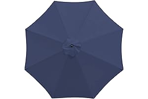 Crestlive Outdoor Umbrella Replacement Canopy 10ft for Offset Patio Umbrellas
