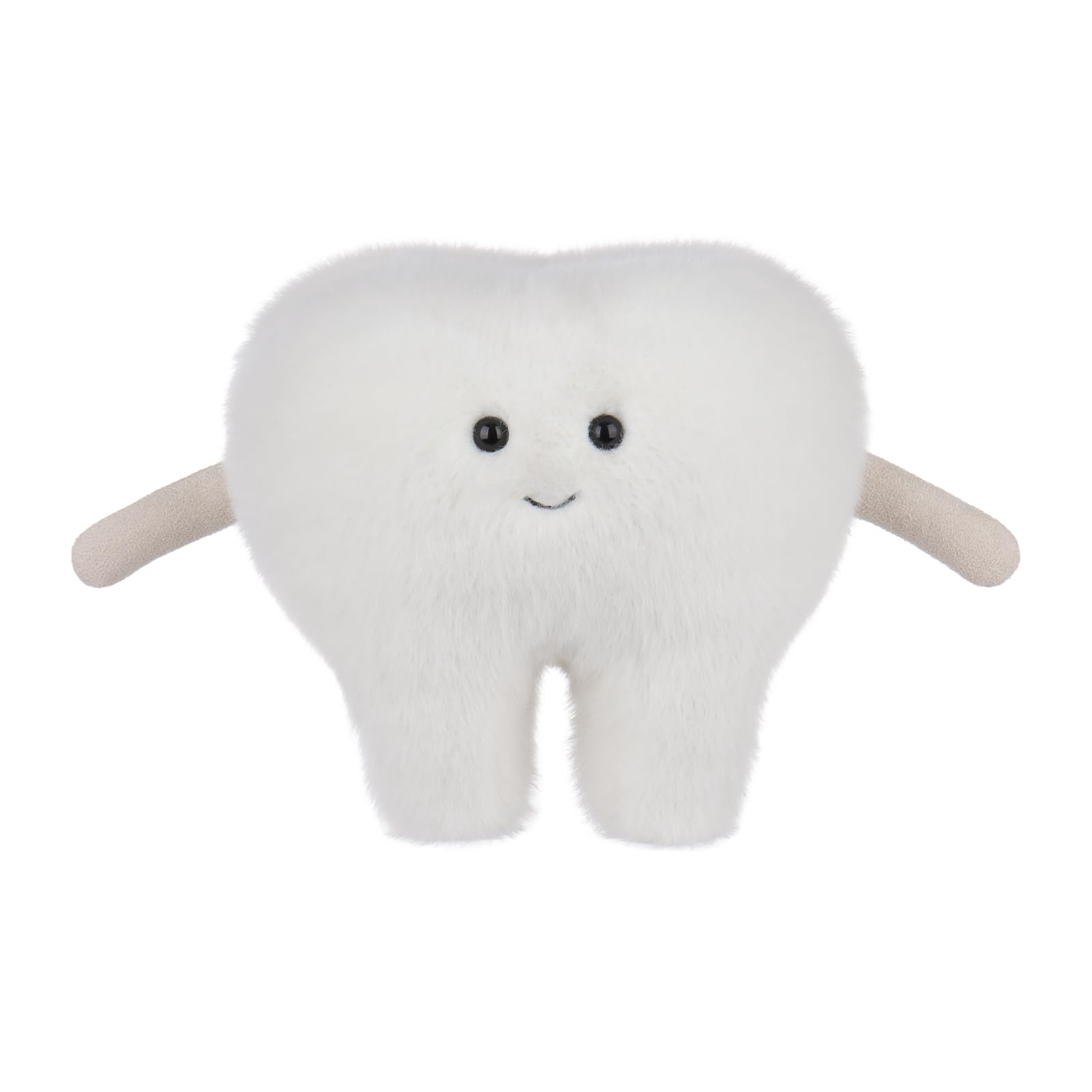 Apricot Lamb Toys Plush White Healthy Tooth Stuffed Tooth Soft Cuddly Perfect for Kids 10.6 Inches