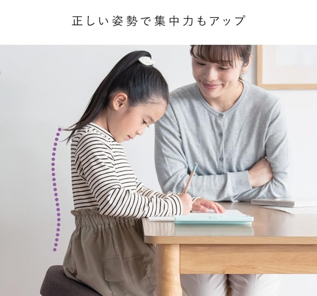 新品　バランスチェア　プロポーションチェア　補助クッション付き　ブルー Amazon.co.jp: 【名入れ対応】【補助クッション付き