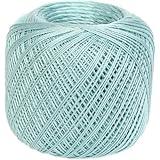 オリムパス 製絲 エミーグランデ レース糸 Col. 390 ペールブルーグリーン 系 50g 約218ｍ 3玉セット