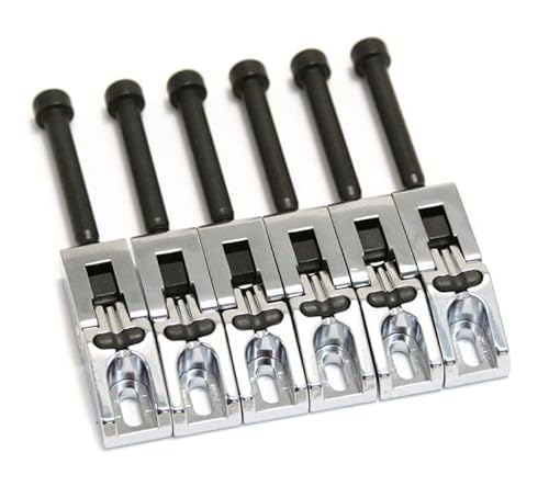 FU-Tone Graph Tech String Saver Saddle Set for Locking Tremolos Chrome/tCh[YEgjbg/Th