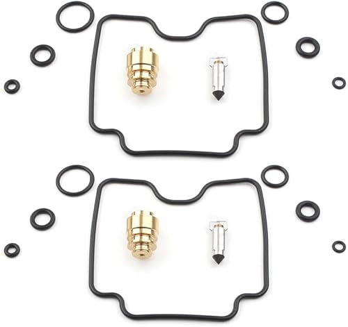 Miniatura 2 de Three T Kit de accesorios de reparación de carburador de motocicleta para Yamaha XVS1100 V Star 1100 1999-2006, negro