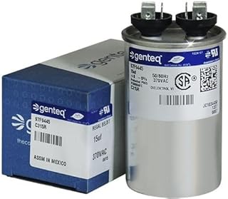 GE Genteq Round Capacitor 15 uf MFD 440 Volt Z97F9445 97F9445