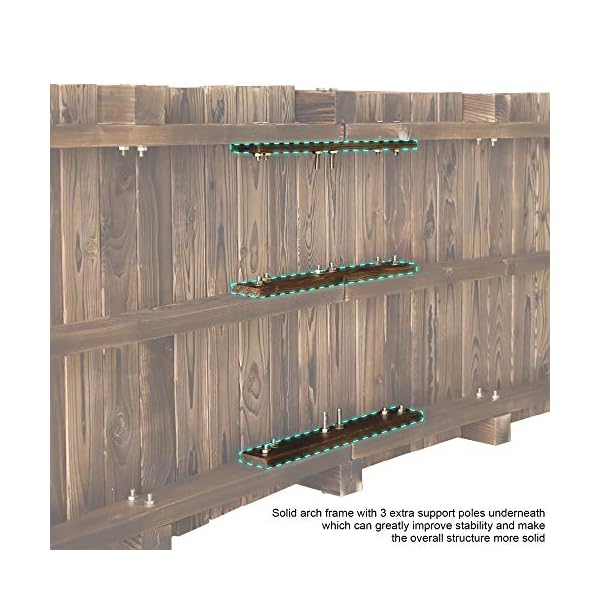   5FT-Wooden-Garden-Bridge-Arch-Stained-Finish-Footbridge-Decorative-Backyard-Bridge-with-Double-Safety-Railings-Outdoor-Lawn-Pond-Bridge-Walkway-for-Garden-Yard-Patio-Courtyard-Farm-Stream-Creek