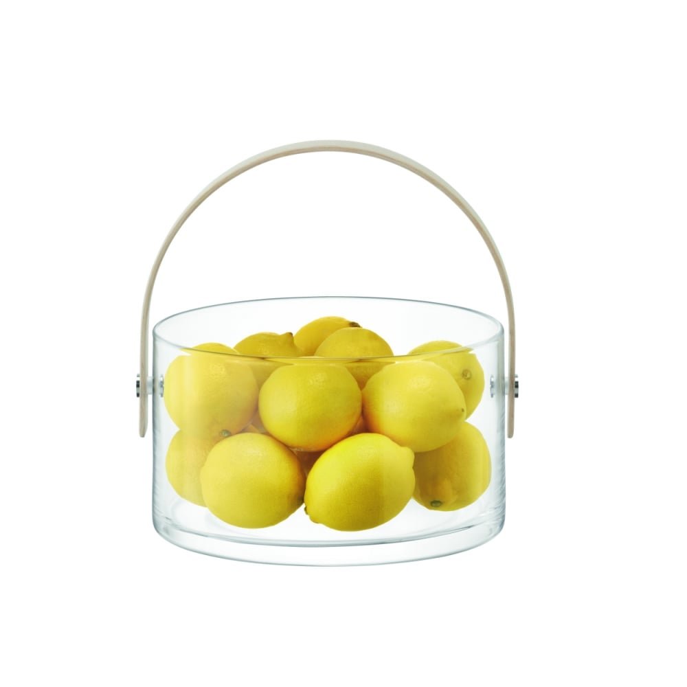 LSA International CU12 Circle Bowl & Ash Handle Ø22cm/H13cm Clear *