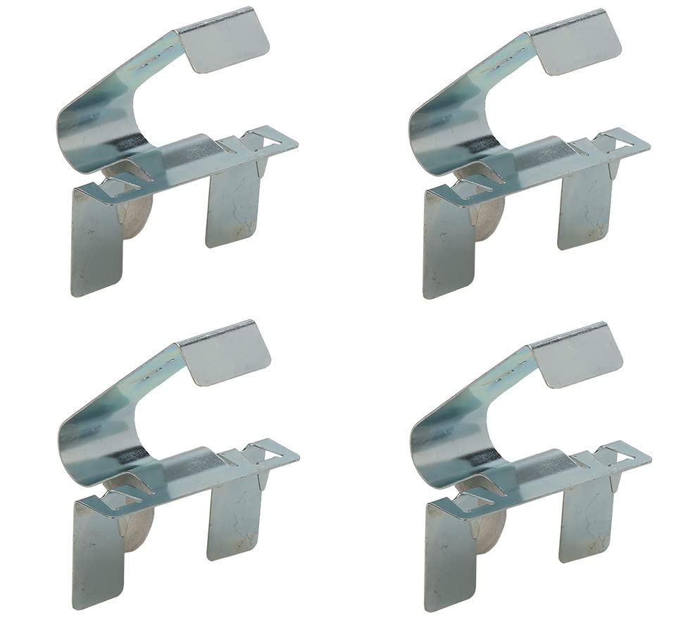 cyclingcolors 4x clip plinthe basse meuble cuisine acier chromé métal support connecteur ressort fixation