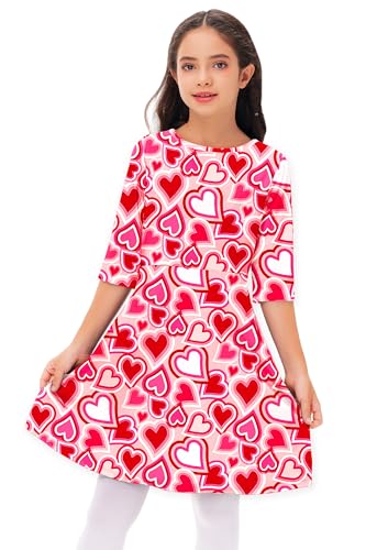 Remimi Girls St Patricks Day Print Dress Irish Twirly Dresses 3-14 Years4