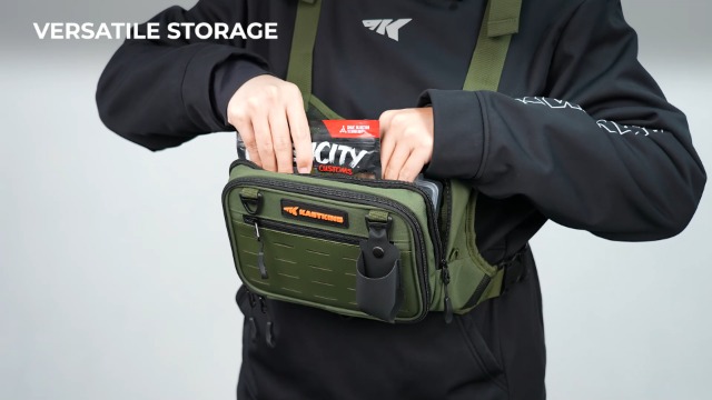 Amazon.com : KastKing Bait Boss Water-Resistant Fishing Chest Pack