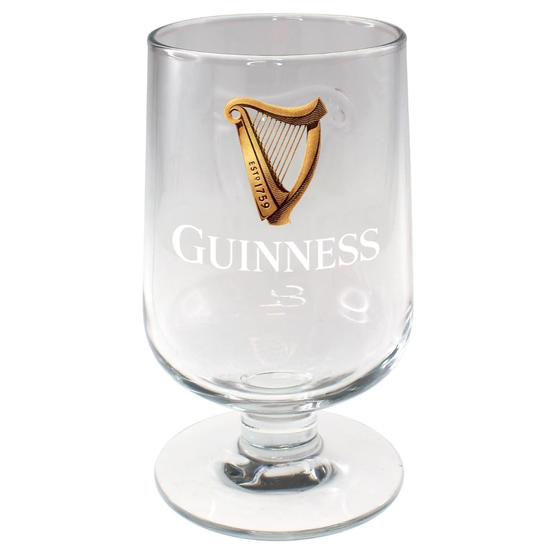 Guinness Embossed Stem Glass