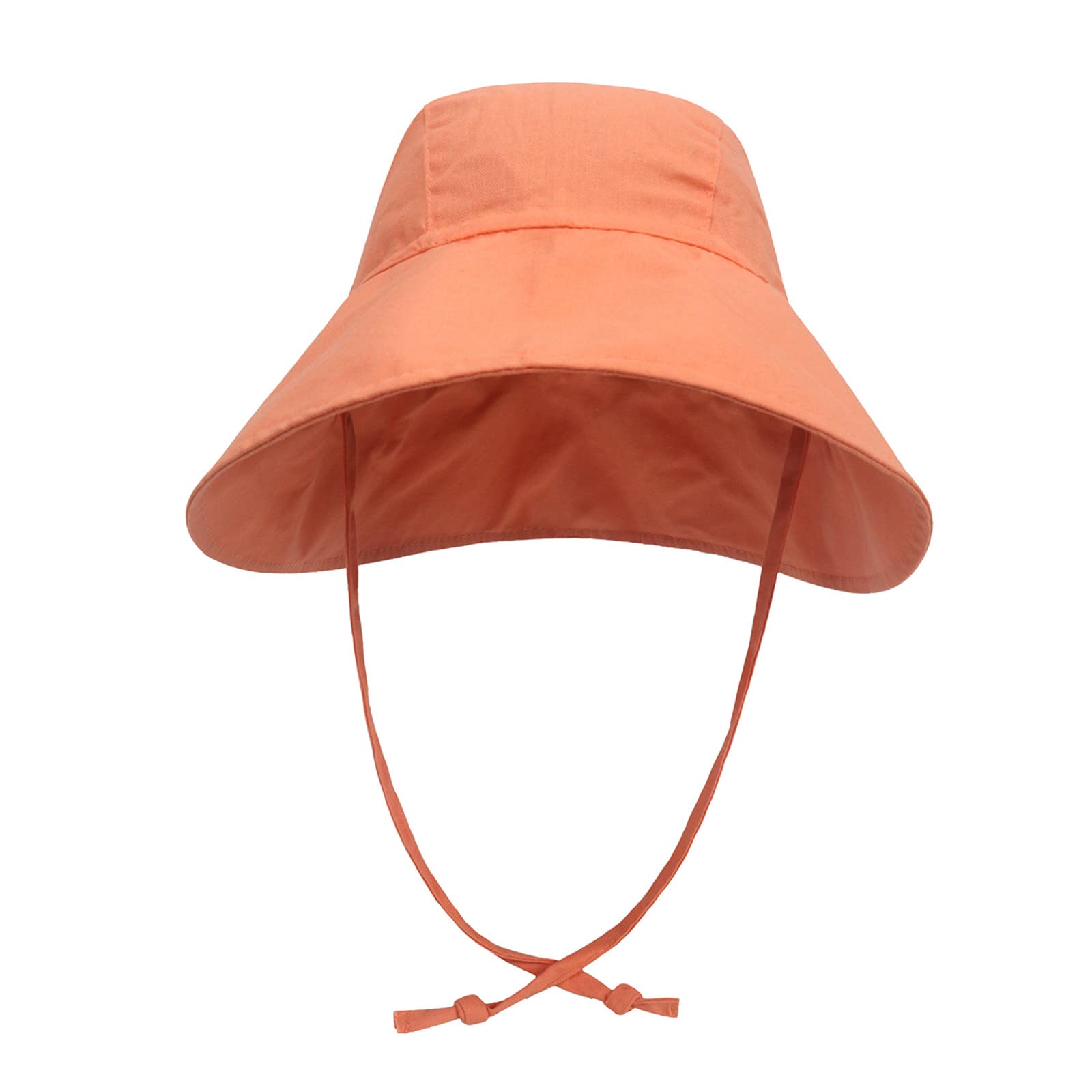 Genérico Sombrero de Sol para Bebé UPF 50+ Gorro Bebe Verano Gorra Pescador Protección Solar Bebé Niños y Niñas Gorra Playa Plegable con Correa Ajustable para la Barbilla y ala Ancha Exteriores Viajes