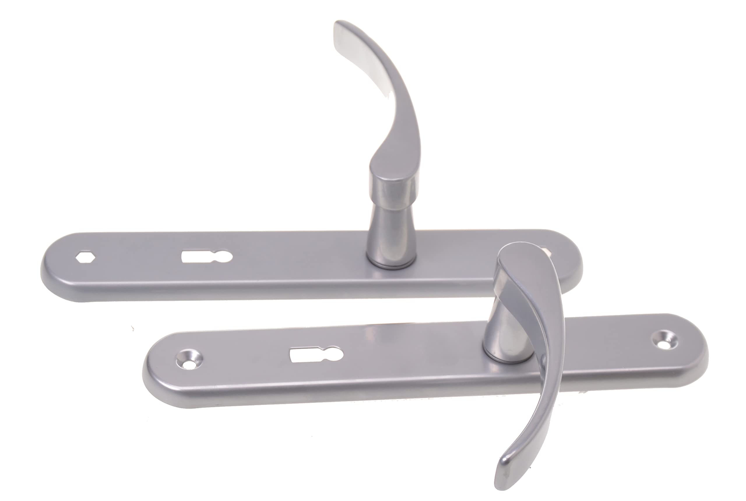 Maniglia Per Porta Birmingham In Alluminio - Con Perno Profilato 8mm, Per Spessori Porta 27-47mm, Colore Naturale - Foto 8