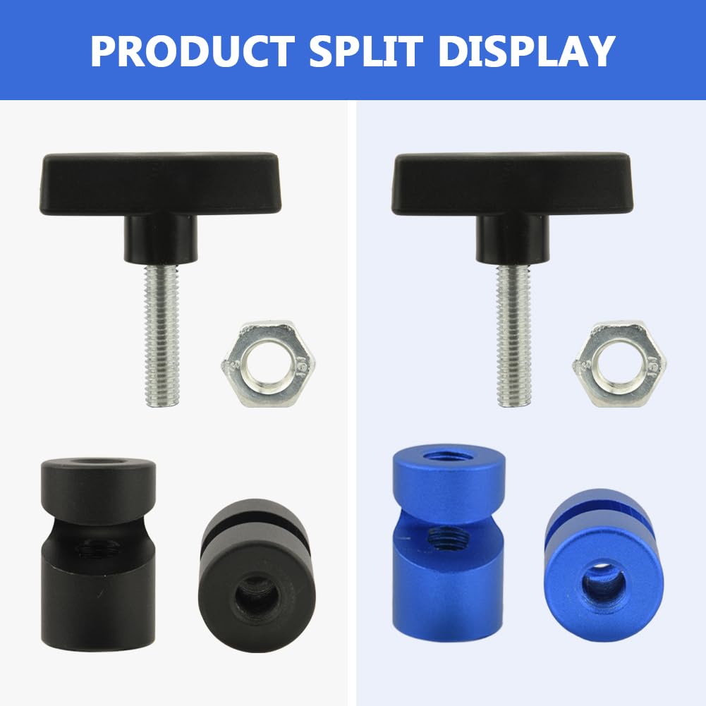 Engine Hood Prop Tools Hiceeden 6-Pack Metal Hood Strut Clamps - 11mm Anti-Slip Lift Support For Cars, Multi-Color Multi-color Automotive Hood Holders