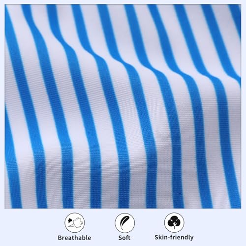Image of HAPPYMA Baby Swimsuit Toddler Girl Bathing Suit Summer Stripe Bikini Set Beach Two Piece Swim Wear