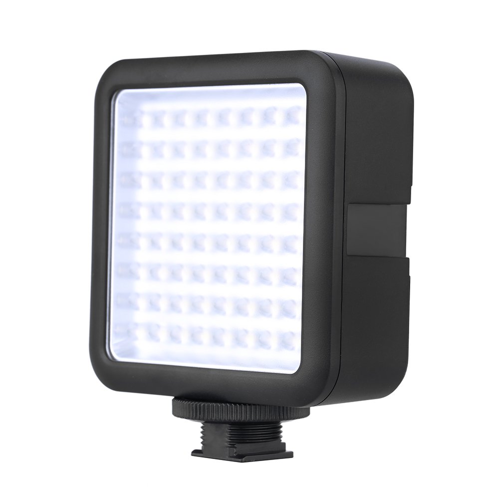 Godox 64 LED Camera Video Luce del Flash Per Canon Nikon DSLR 5500-6500K Controllo della Luminosità