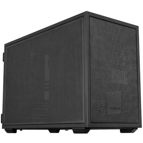 Image of Lian Li B4-mATX Mesh SFF PC Case | 21.3L Compact Micro-ATX Mini-ITX Chassis | Supports 360mm AIO Radiator, 358mm 4-Slot GPU & ATX Power Supply | 2 Slim Fans - Black - G99.B4X.in